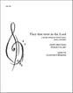 They that trust in the Lord SAB choral sheet music cover